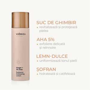 Brightening Exfoliating Lotion Ginger + 5% AHA, Perfect Glow