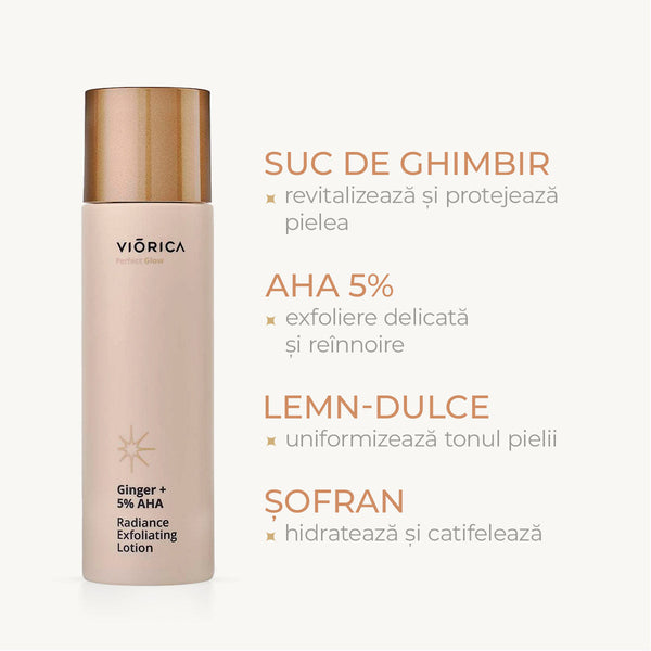Brightening Exfoliating Lotion Ginger + 5% AHA, Perfect Glow