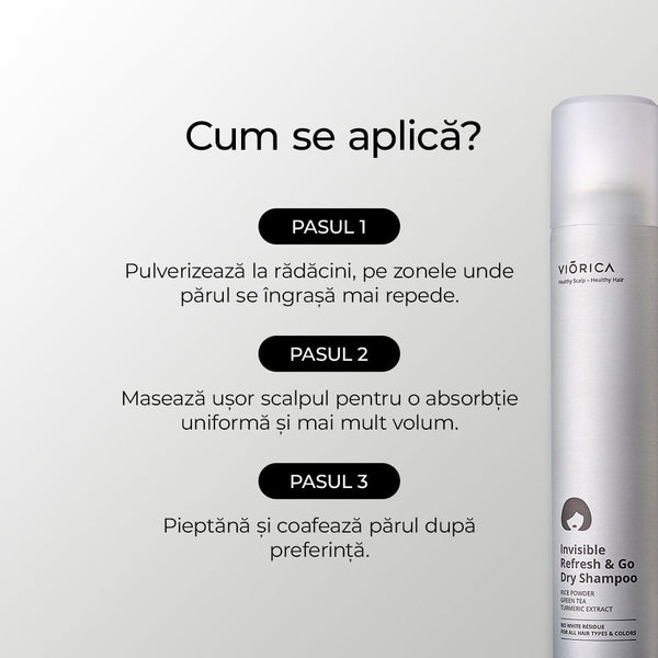 Şampon uscat pentru toate tipurile de păr, Viorica