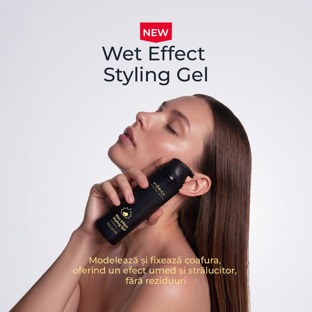 Gel de coafat cu efect umed