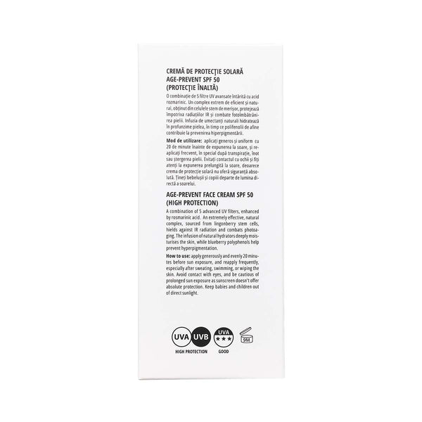 Sun Protection Cream Age-Prevent SPF 50, Viorica Solar