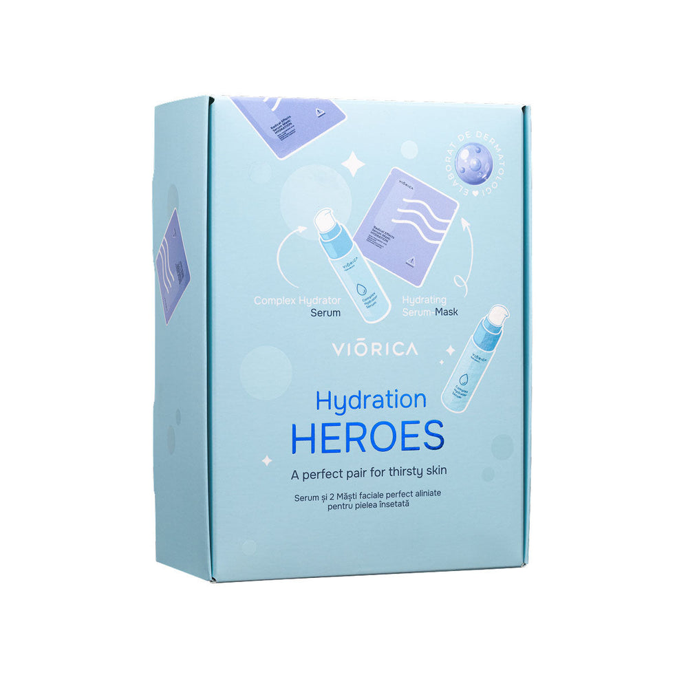 Set Hydration HEROES Serum +2 Serum Masks