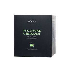 Scented Soy Wax Candle “Pink Orange & Bergamot”