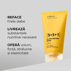Ultra-Reparative Mask 5+5+1 for very dry and damaged hair, Viorica