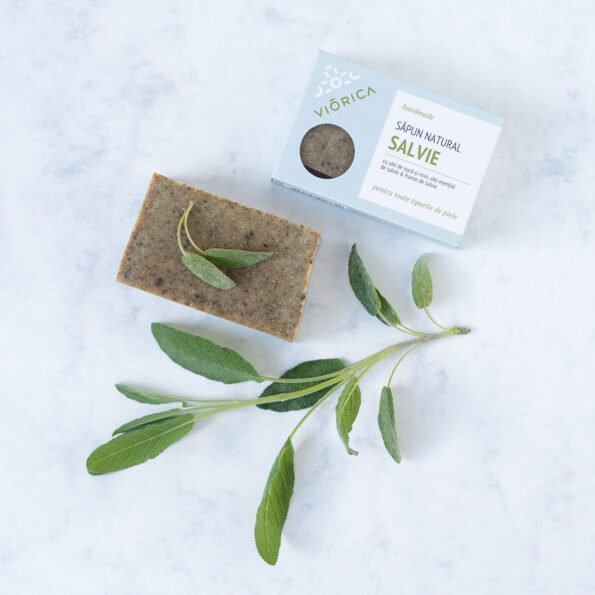 Handmade Natural Soap with Sage