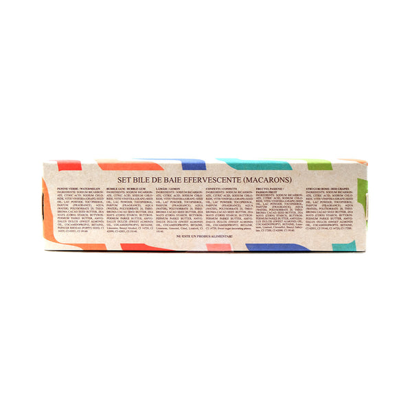 Macarons Effervescent Bath Bomb Set