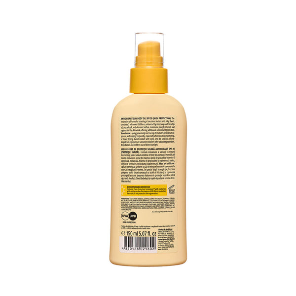 Body Oil with Antioxidant Sun Protection SPF 30, Viorica Solar