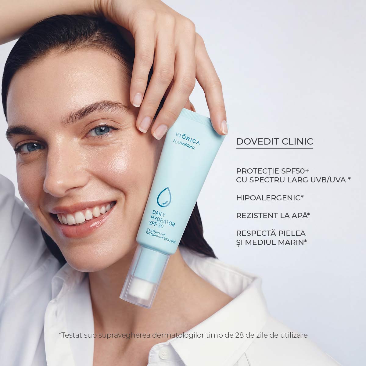 Hydroprotective Day Cream SPF 50, HydroBiotic