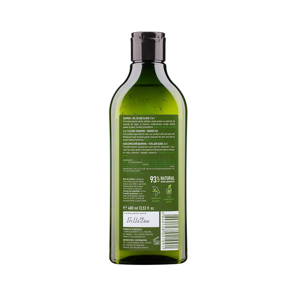 Classic Shampoo + 2-in-1 Shower Gel, for Men
